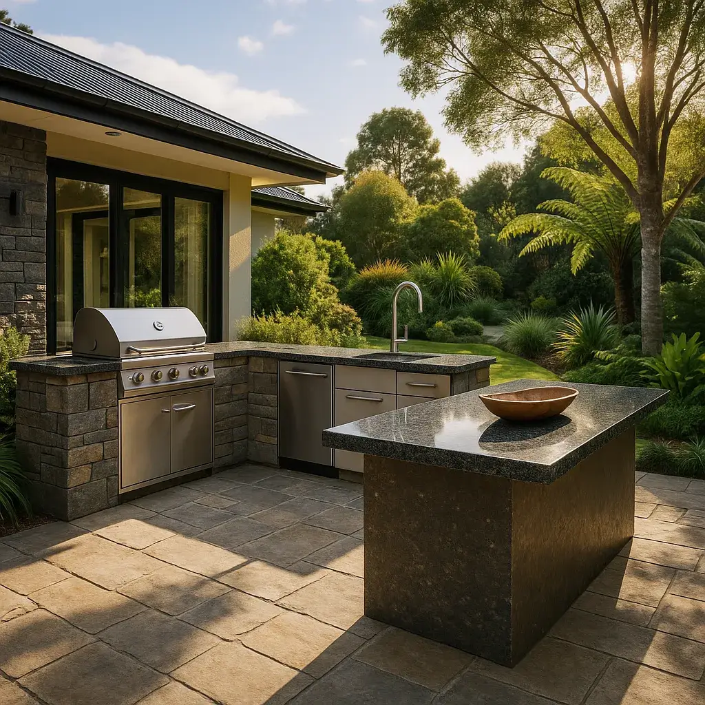 covered-outdoor-kitchen-design-timber-pergola-shade-structure-marine-grade-appliances-prep-station-storage-new-zealand